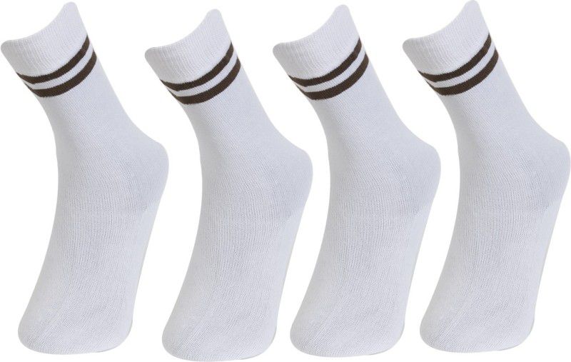 BODYSENSE White, Brown Uniform Sock  (Chandigarh, New Delhi, Mumbai, Hyderabad, Chennai, Jaipur, Kolkata)