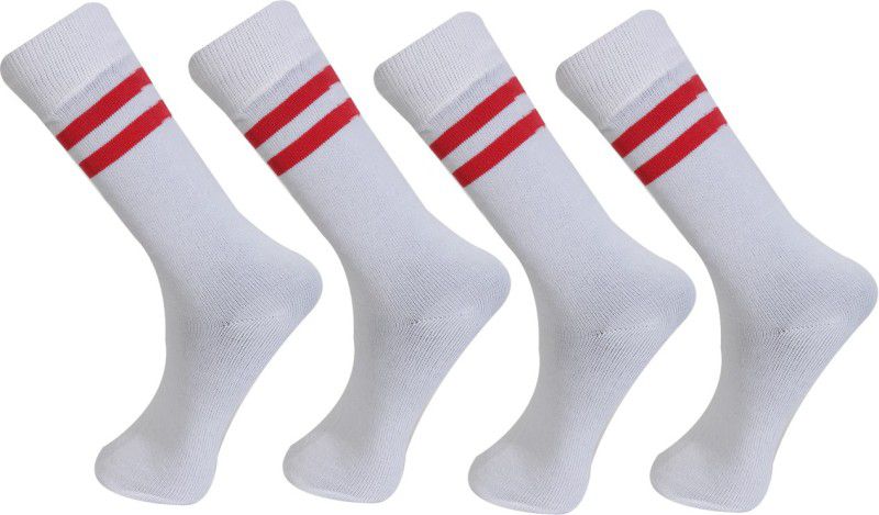 BODYSENSE White, Red Uniform Sock  (Chandigarh, Mumbai, Hyderabad, Bengaluru, Jaipur, New Delhi, Chennai, Ahemdabad)