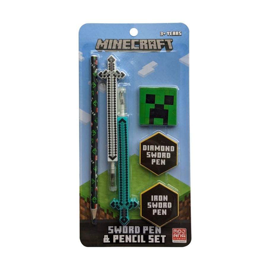 Minecraft Sword Pen & Pencil Set