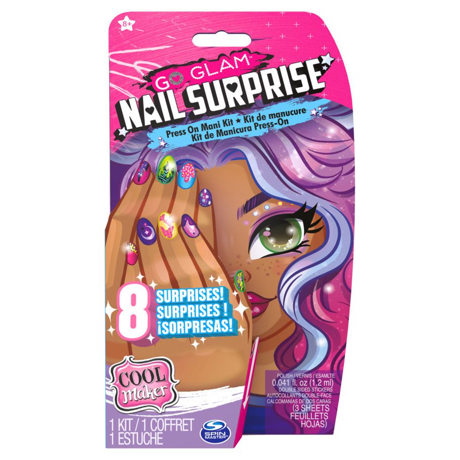 Cool Maker Go Glam Nail Surprise Press On Mani Kit - Assorted