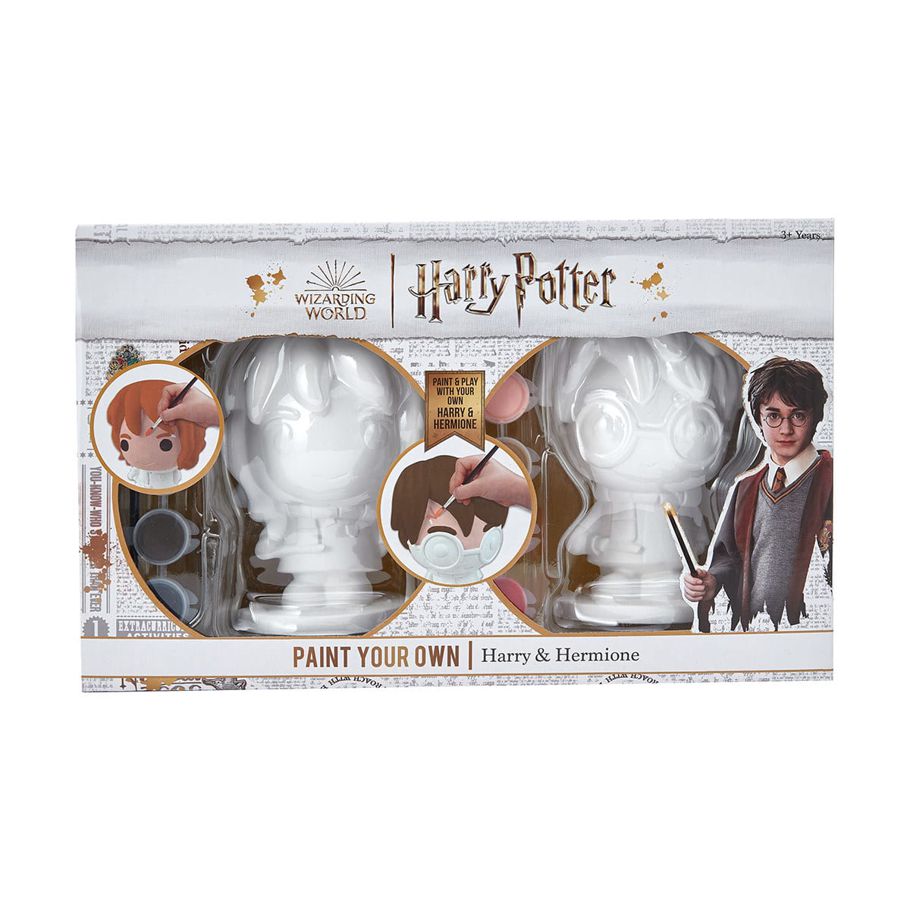 Wizarding World Harry Potter Paint Your Own Plaster - Harry & Hermione