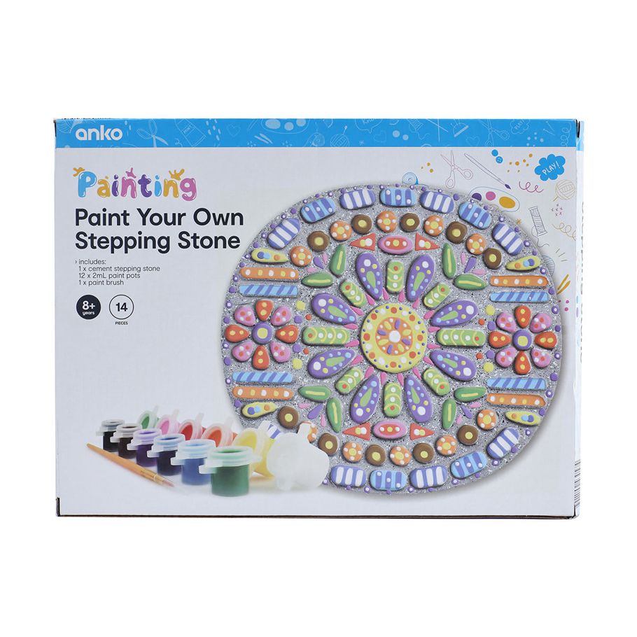 14 Piece Paint Your Own Stepping Stone