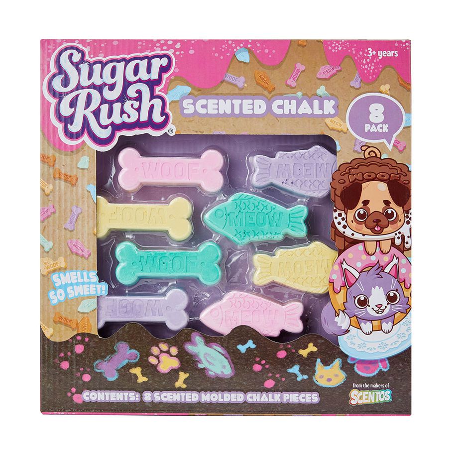 8 Pack Sugar Rush Scented Chalk