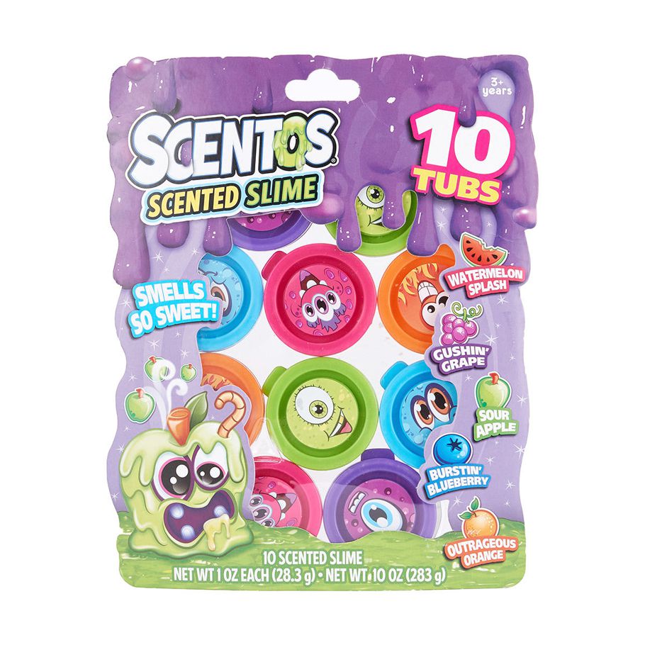 10 Pack Scentos Scented Slime