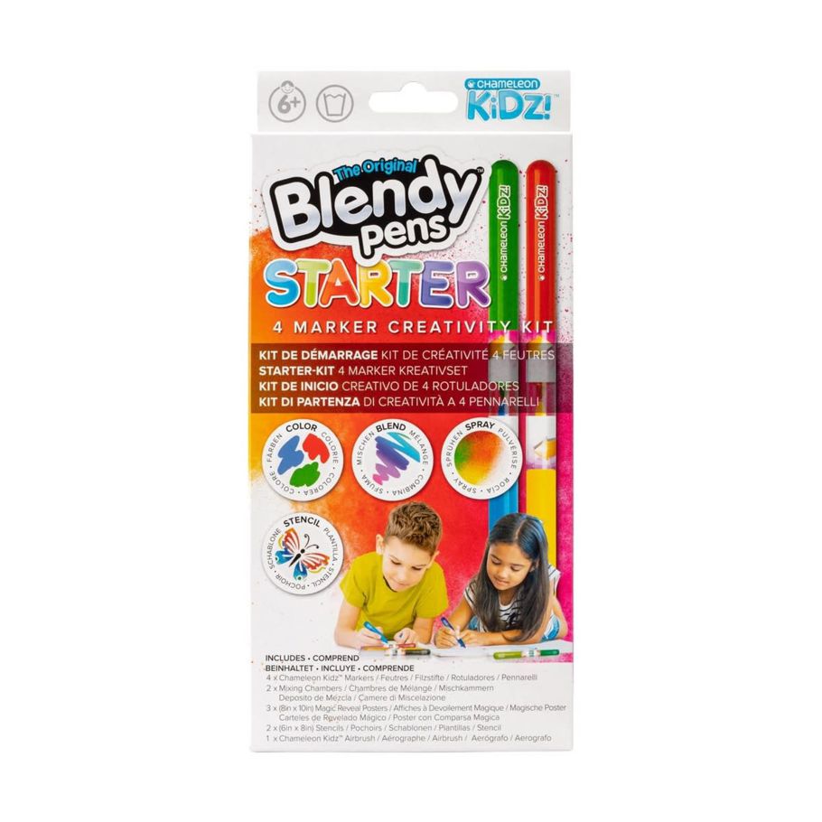4 Pack The Original Blendy Pens Starter Marker Creativity Kit