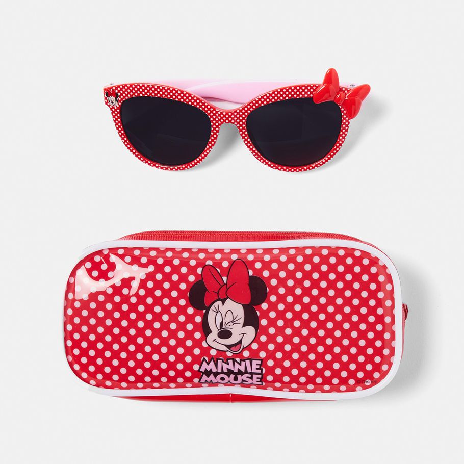 Disney Minnie Mouse License Bow Sunglasses and Case Set