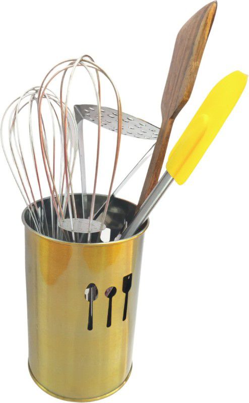 ANIAN Empty Cutlery Holder Case  (GOLDEN Holds 30 Pieces)