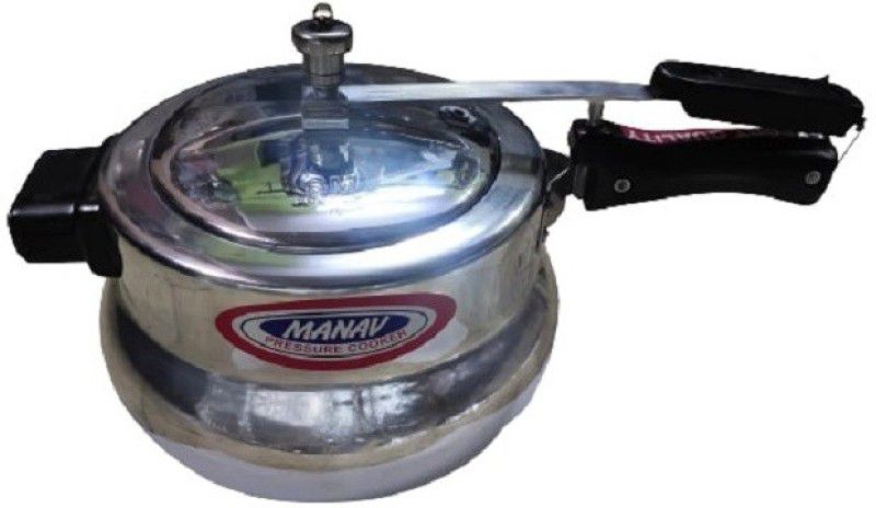 MANAVGOLD Pressure Cooker 5 L Induction Bottom Pressure Cooker  (Aluminium)