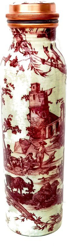State Pride - T Ancient print 1000 ml Bottle  (Pack of 1, Multicolor, Copper)