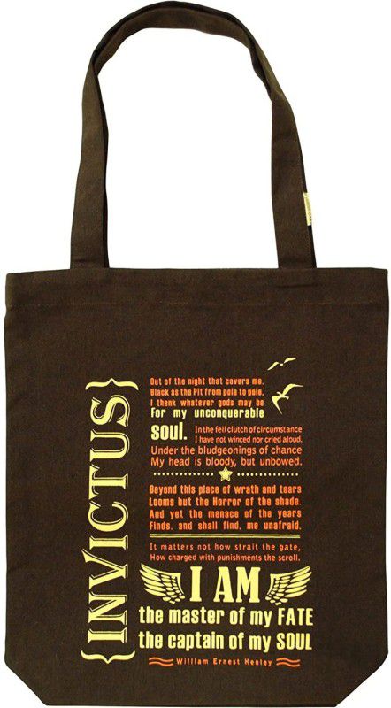 Clean Planet CP _CANVAS TOTE_B016WHHWSW Grocery Bag  (Brown)