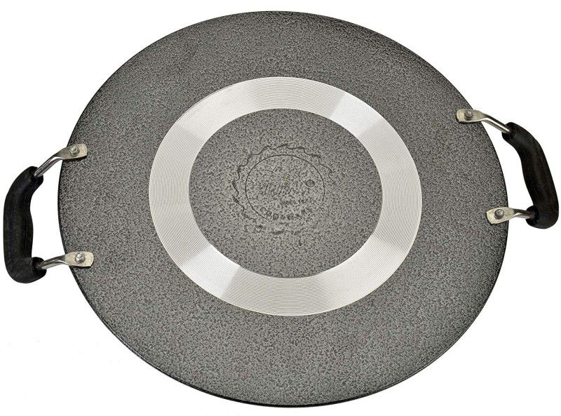 ANJALI Platinum Flat Multi Deluxe Tawa, Black Tawa 29 cm diameter  (Copper, Non-stick)