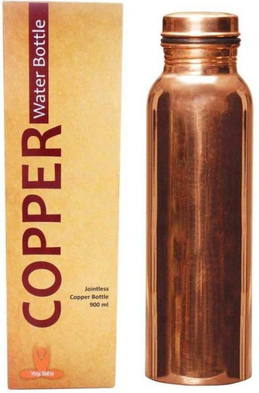 copper bottle S R Creations 1000 ml Bottle  (Pack of 1, Brown, Copper)