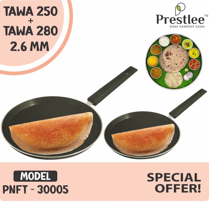 Sabari Prestlee PNFT-30006 Non-Stick Coated Cookware Set/Non Stick Pan/Non Stick Set Tawa 28 cm diameter  (Aluminium, Non-stick)