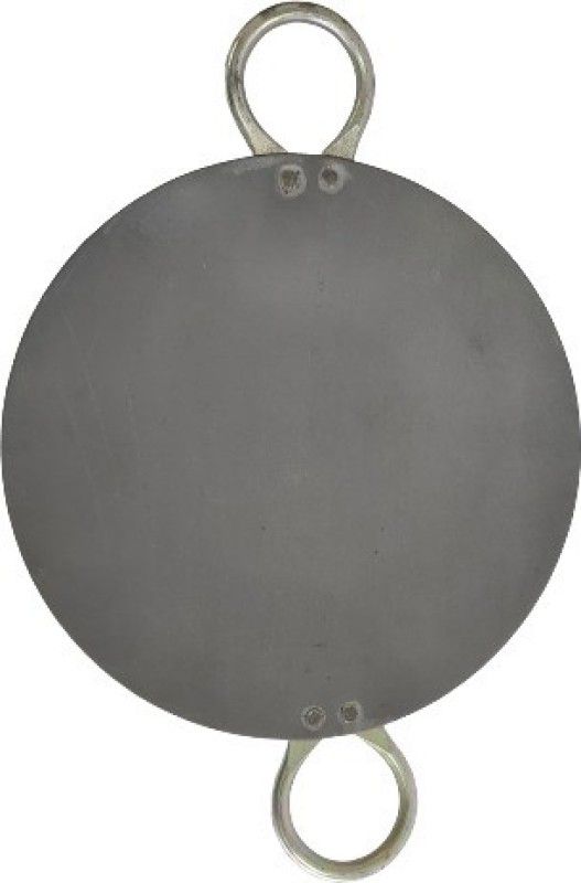 fozti 14 Inch Indian Iron Roti Tawa with 2 Handle Tawa 35 cm diameter  (Iron)