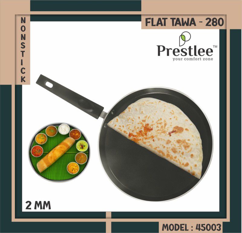 Sabari Prestlee PNFT-45003 Non-Stick Coated Cookware Set/dosa tawa non stick pan flat Tawa 28 cm diameter  (Aluminium, Non-stick)