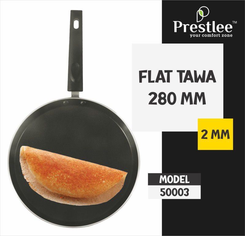 Sabari Prestlee PNFT-50003 Non-Stick Coated Cookware Set/nonstick tawa with handle/Tawa Tawa 28 cm diameter  (Aluminium, Non-stick)