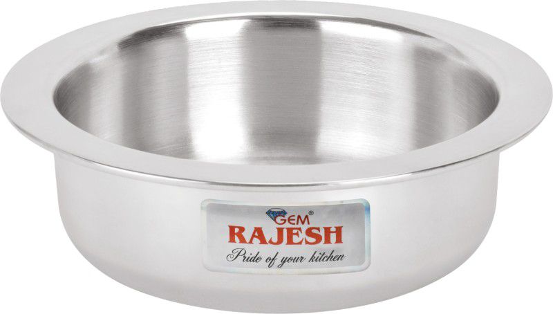 GEM RAJESH 1.7 Liters Aluminium Langdi, Patila, Boiling Tope, Vessels, Bhagona, Dekchi, Pot 20.5 cm diameter 1.7 L capacity  (Aluminium)