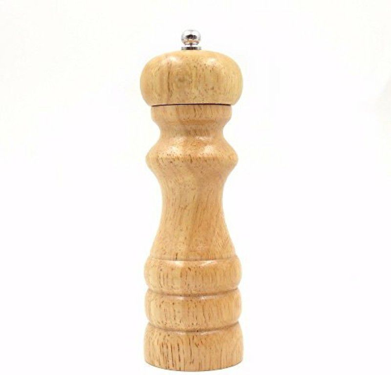 Gauba Traders Wooden Traditional Pepper Mill  (Beige, Pack of 1)