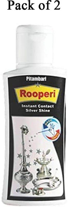 Epoojacart Pitambari silver shine solution- Rooperi Silver shine Liquid 50ml Bottle (Pack of 2) Pack of 2 Grocery Bags  (Silver)