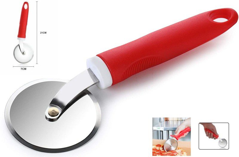 BadiWal sandwich Cutter set of 1 Pc Rolling Pizza Cutter  (Stainless Steel)