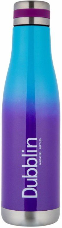 DUBBLIN Dream Double Wall Vacuum Insulated Water Bottle, Keeps Hot 12 Hrs, Cold 24 Hrs 800 ml Bottle  (Pack of 1, Purple, Steel)