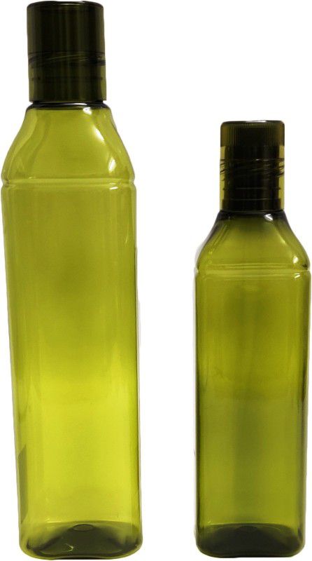 Gift Collection combo Vivo 1000 ml &500 ML Pet Bottle. Leak Proof Fridge Bottle. 1500 ml Bottle  (Pack of 2, Green, PET)