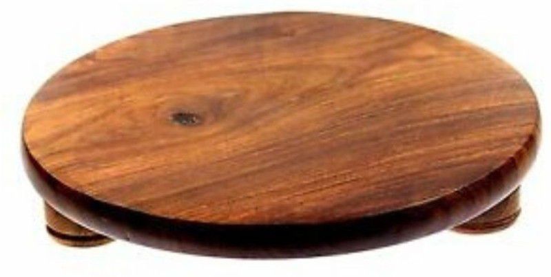 Virtuoso Wooden Rolling Board Roti Rolling Board Board  (Brown, Pack of 1)