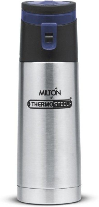 MILTON Thermosteel Acme 350 ml Flask  (Pack of 1, Blue, Steel)