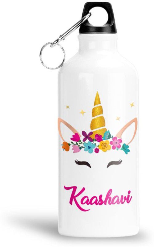 FABTODAY Unicorn Water Bottle for Kids - Best Happy Birthday Gift, Kaashavi 750 ml Bottle  (Pack of 1, Multicolor, Aluminium)