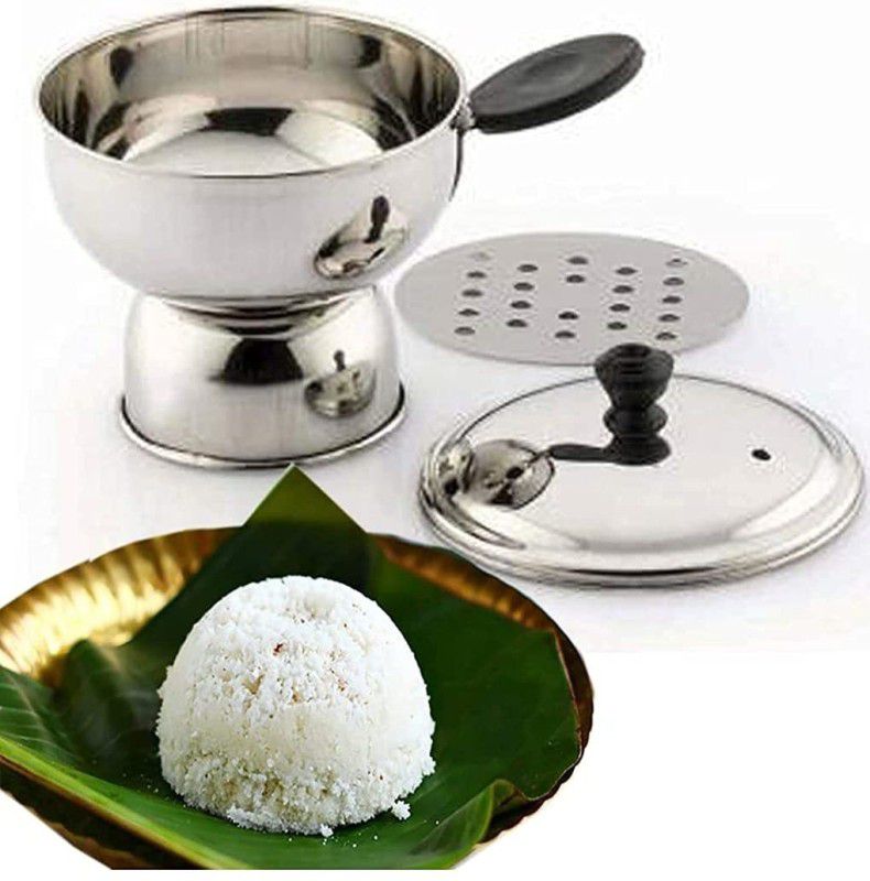 SIGNQ Chiratta Puttu Maker Stainless Steel, Use with Pressure Cooker 300 ML Stainless Steel Steamer  (3 L)