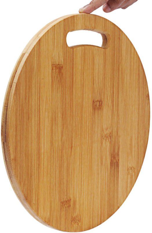 PARAM Club Wooden Cutting Board  (Brown Pack of 1 Dishwasher Safe)