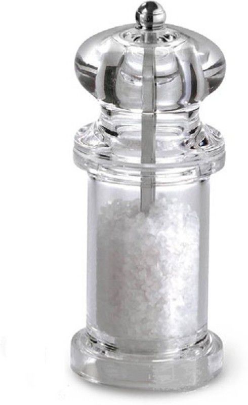 Step4deal Glass Traditional Pepper Mill  (Clear, Pack of 1)