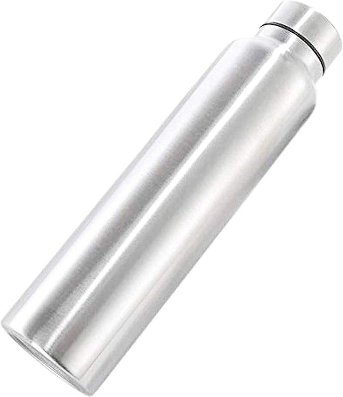 Aqua Supreme ExceptionalStainless Steel Fridge and Sports Water Bottle 1 Litre 1000 ml Bottle 1000 ml Bottle  (Pack of 1, Silver, Steel)