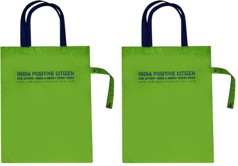 Clean Planet IPC_04 PACK OF 2 COLOUR -GREEN Pack of 2 Grocery Bags  (Green)