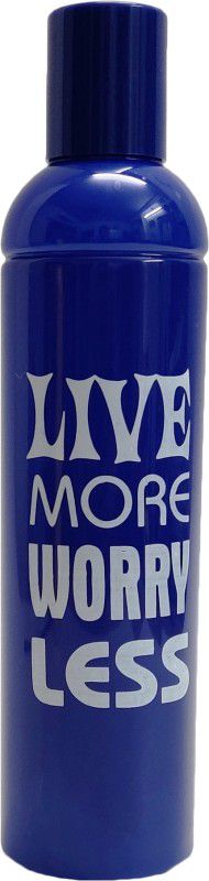 Gift Collection Quoted 1000 ML Leak Proof Fridge Water Bottle - Blue 1000 ml Bottle  (Pack of 1, Blue, PET)