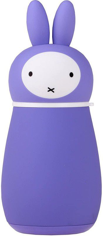komto Rabbit Stainless Steel Hot and Cold Vacuum Water Flask 280 ml (Purple) 280 ml Flask  (Pack of 1, Purple, Steel)