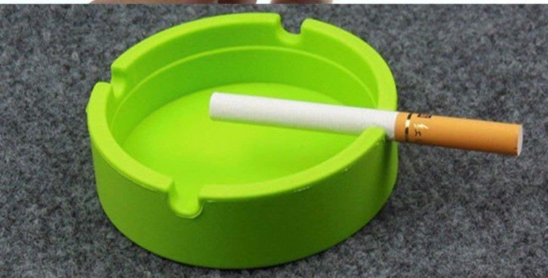 EASKAY INDIA Green Silicone Ashtray  (Pack of 1)