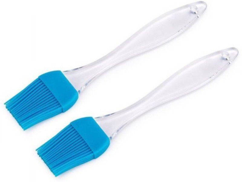 ZEK 2 PCs Oil Brushes for Home Cooking/Barbecue Plastic, Silicone Flat Pastry Brush  (Pack of 2)