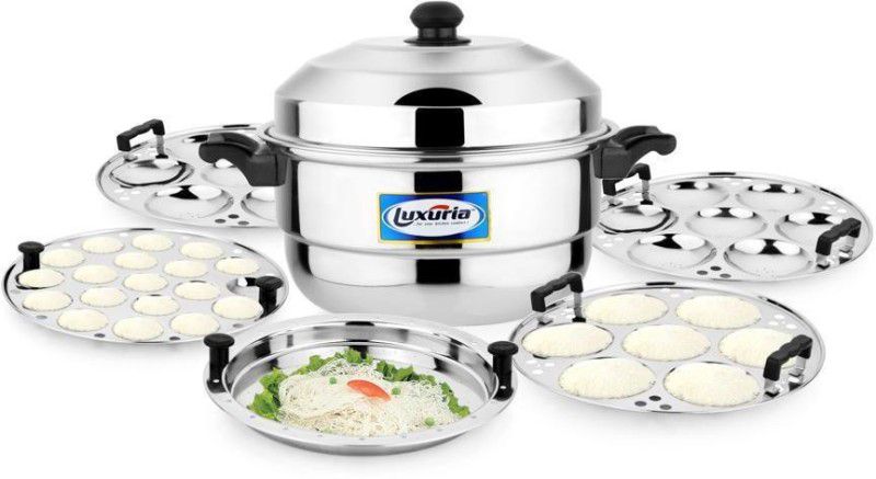 Luxuria 21 idli cooker Induction & Standard Idli Maker  (3 Plates , 21 Idlis )
