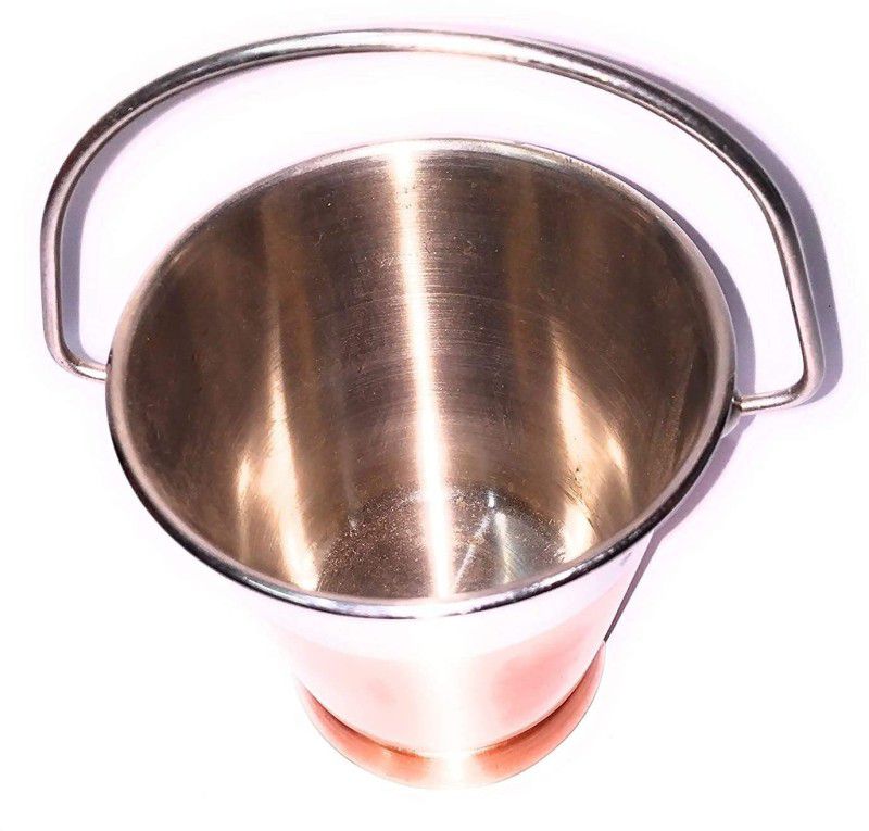 damurhu 0.3 L Steel Stainless Steel Mini Copper Bottom Bucket Small -Size 1 Ice Bucket  (Steel)