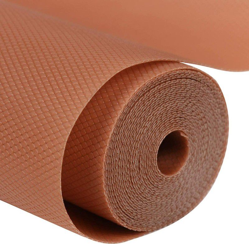 MAFFICK PVC (Polyvinyl Chloride) Drawer Mat  (Brown, Large)