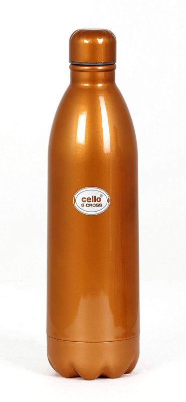 cello S-CROSS 500 ml Bottle  (Pack of 1, Orange, Steel)