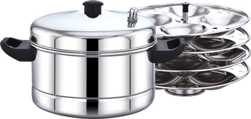 Twin Birds Stainless Steel Idly Cooker | Induction & Standard Idli Maker  (4 Plates , 16 Idlis )