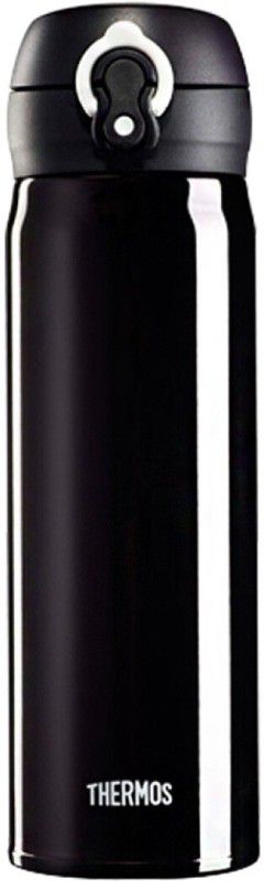 Thermos Insulation Cup 500ml High Vacuum Stainless Steel 500 ml Bottle  (Pack of 1, Black, Steel)