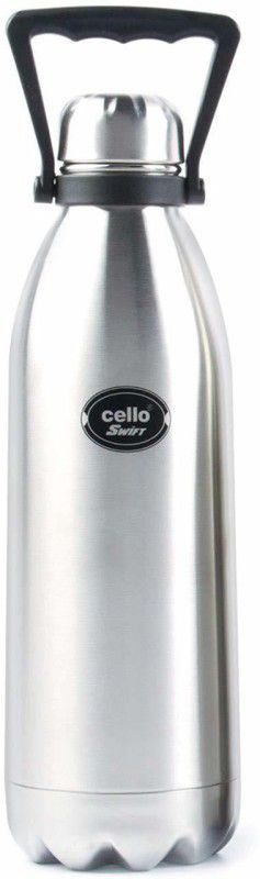 cello Swift Steel Flask, 1.5ltr Hot/Cold (QualityTop1) 1500 ml Flask  (Pack of 1, Silver, Steel)