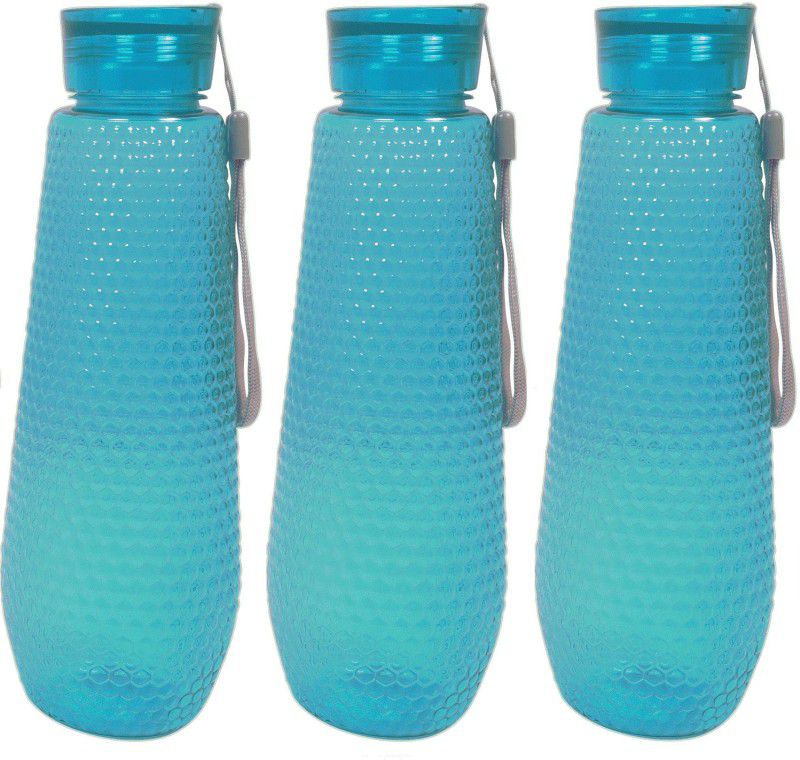 Bubble Blue-3 1000 ml Bottle  (Pack of 3, Blue, Plastic)