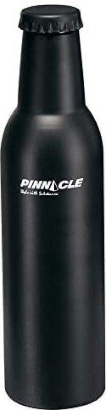 Pinnacle Thermo by Pinnacle Pebble Thermosteel 400 ml Bottle  (Pack of 1, Black, Steel)