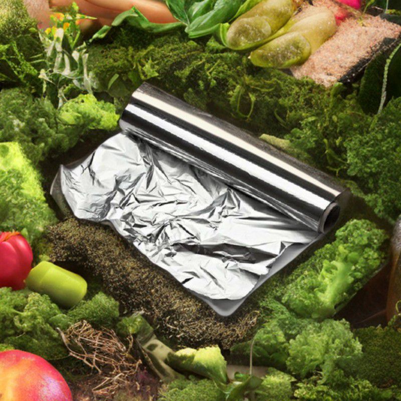 kitchenwrap Aluminiumm foil/shrink wrap/silver paper foil for packaging food Aluminium Foil  (25 m)