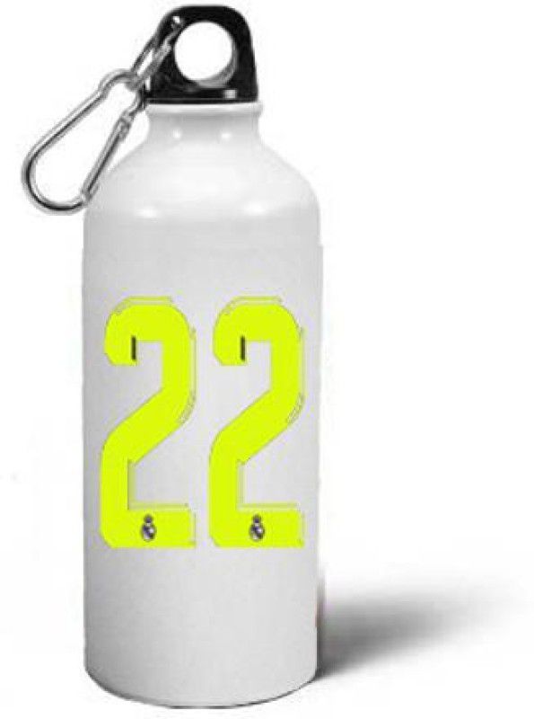 CHARMING Real Madrid 22 Printed Aluminium Sipper Water Bottle 600 ml Bottle  (Pack of 1, Multicolor, Aluminium)