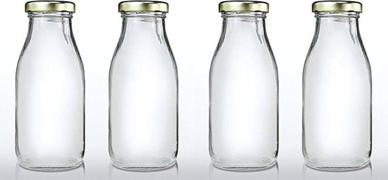 GLAMOROUS SINK93 1000 ml Bottle  (Pack of 4, Clear, Glass)